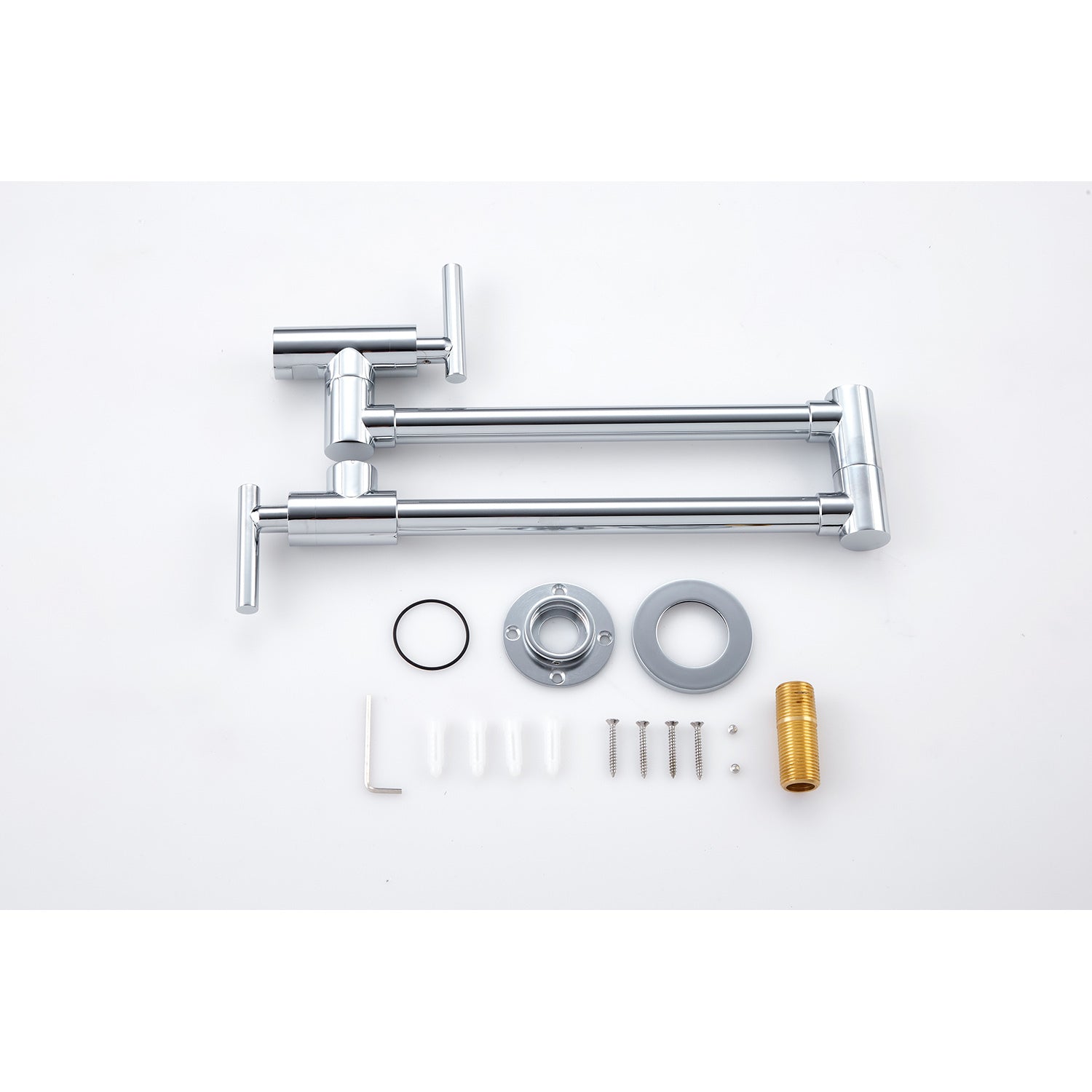 Wall Mount Folding Kitchen Pot Filler Faucet