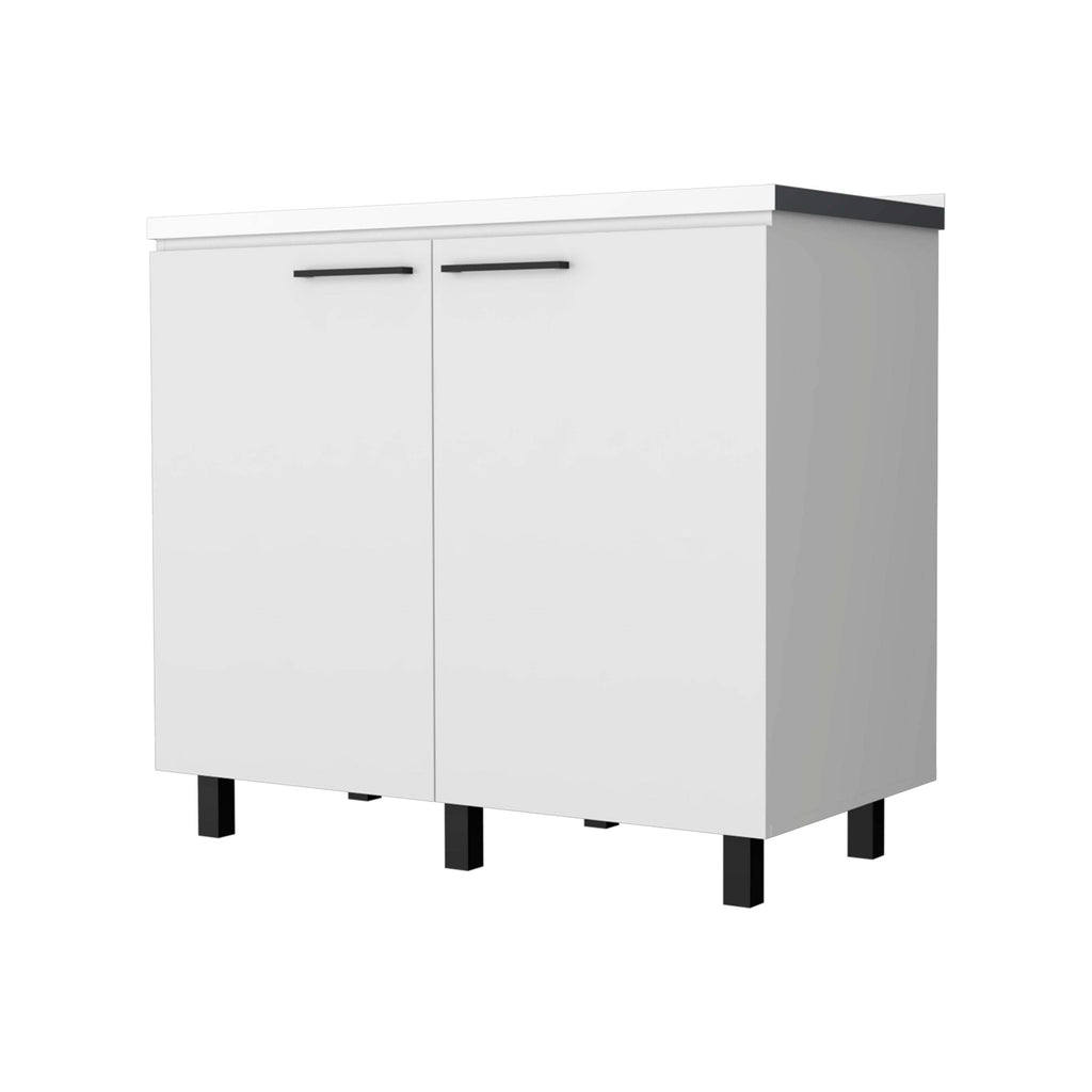 White 2 Utility Sink and Cabinet