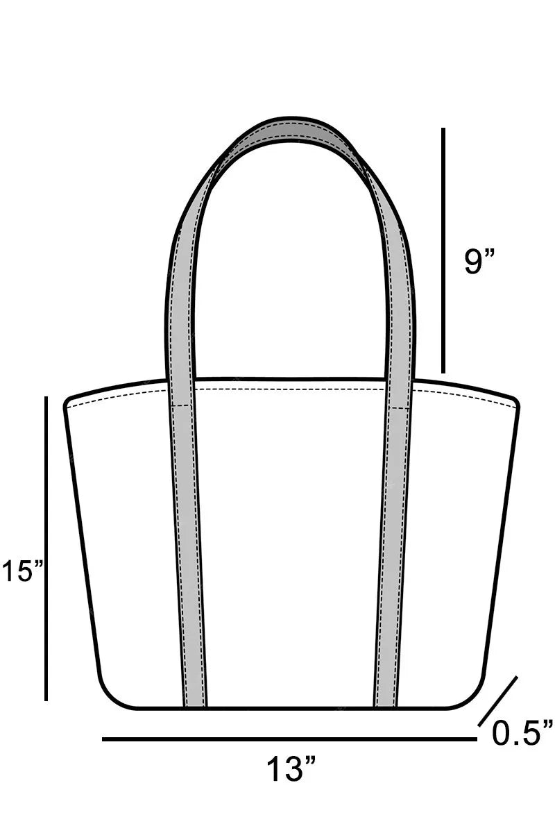 Fame Florentine Market Tote Bag