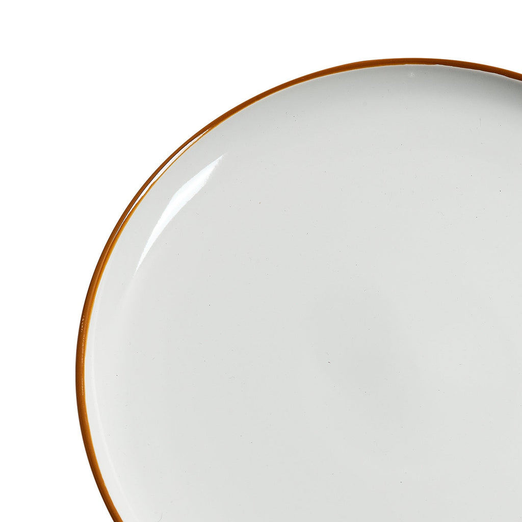 18 PCS Dinnerware Set Ceramic Plates and Bowls Sets Service for 6 White