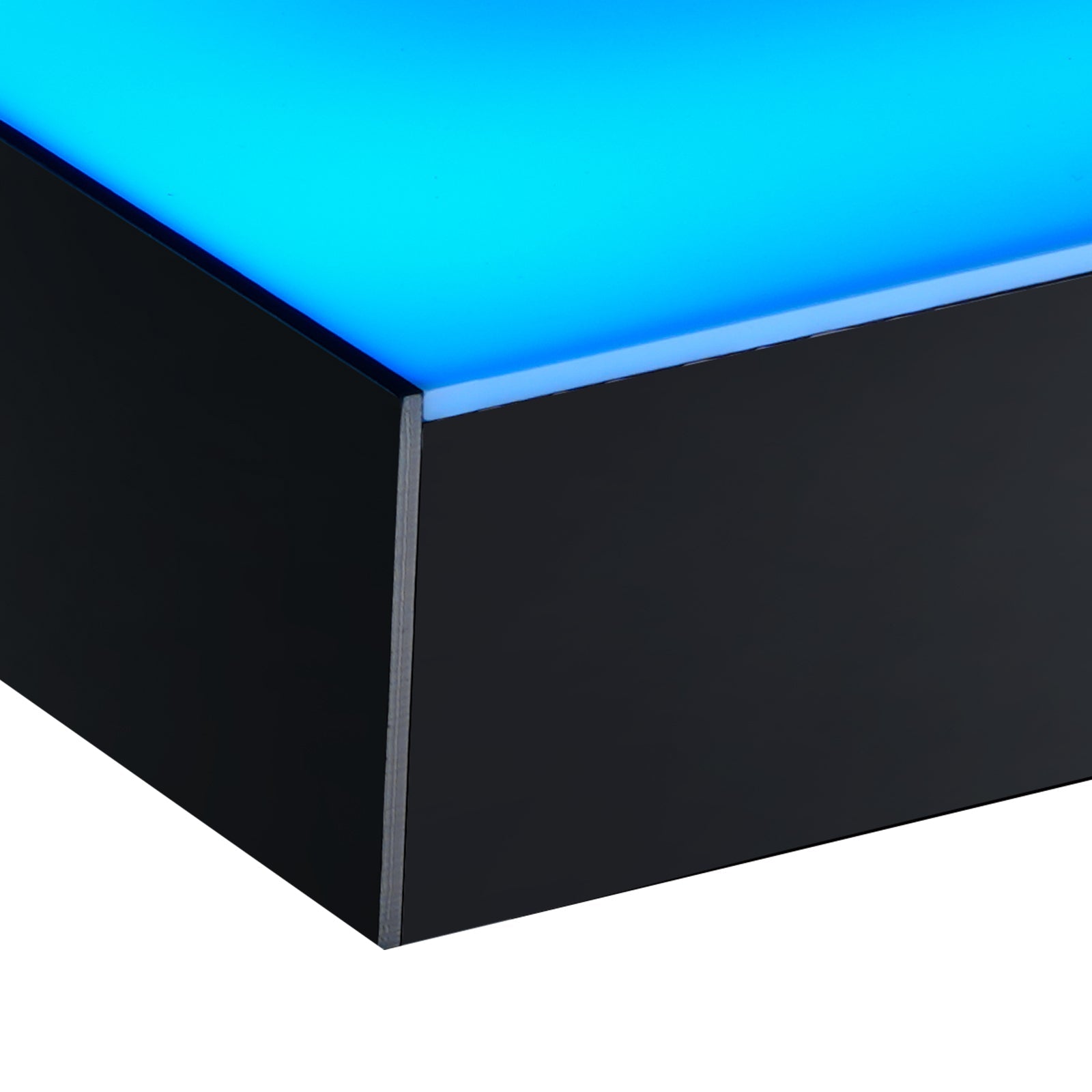 LED Lighted Liquor Bottle Display Bar Shelf RF & App Control 60' 2-Step