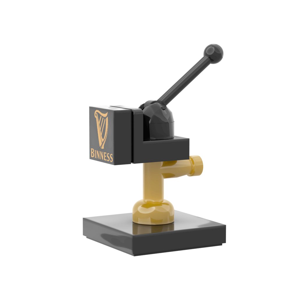 Binness Beer Tap - Bar / Pub - Pint / Drink Custom Printed - Custom Set Made Using LEGO® Parts