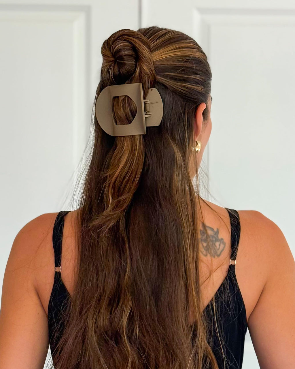 6 Pcs Flat Hair Clips Women Large Claw Clips Strong Hold No Slip Barrettes