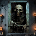 ROOKEA Halloween Vampire Window Curtain Spooky Ghost Banner Indoor Outdoor Decor