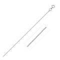 10k White Gold Classic Box Chain (0.60 mm)