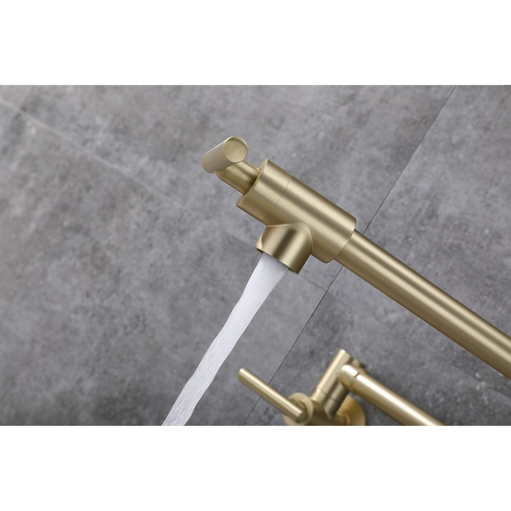 Wall Mount Folding Kitchen Pot Filler Faucet