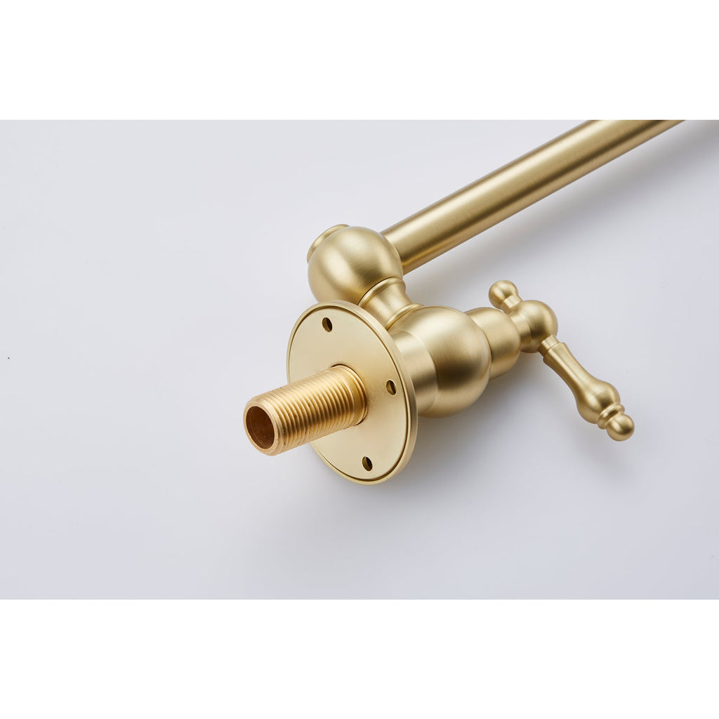 Wall Mount Folding Kitchen Pot Filler Faucet