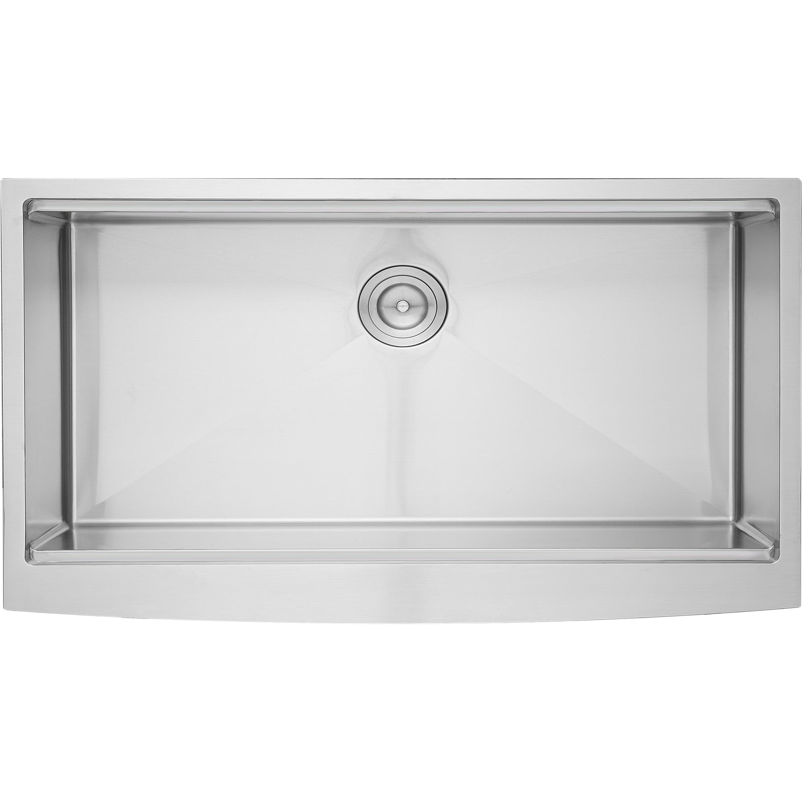 Farmhouse Kitchen Sink, 304 Stainless Steel Drop-In Sinks, Single Bowl Basin with Ledge & Accessories, Household Dishwasher Sinks for Workstation, Prep Kitchen, and Bar Sink, 33 inch