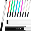 AMZDEAL RGB LED Light Wand, LED Photography Light, 1000 Lumens Adjustable 3000K-6000K, 9 Colors Temperature & 30 Lighting Mode