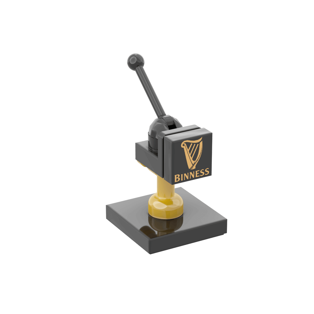 Binness Beer Tap - Bar / Pub - Pint / Drink Custom Printed - Custom Set Made Using LEGO® Parts