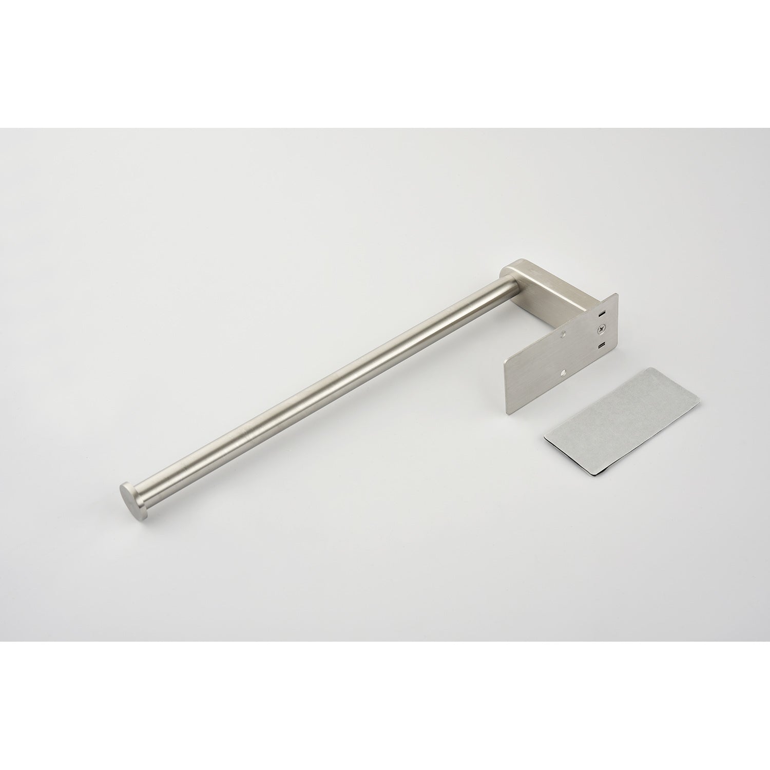 2 Pack Paper Towel Holder Wall Mount, Self-Adhesive or Drilled Paper Towel Holder Under Cabinet. Suitable for kitchen, bathroom, pantry