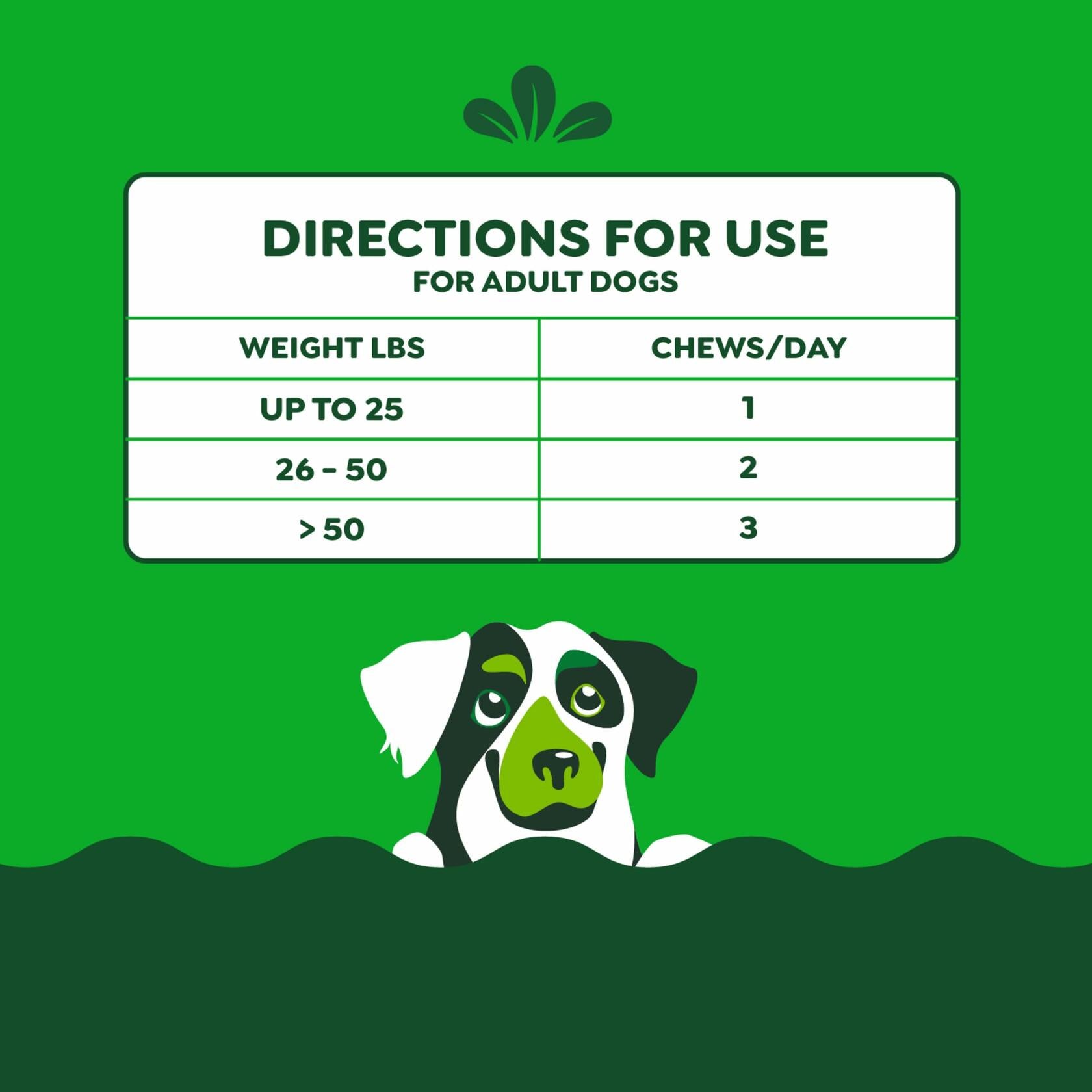 BestBy01/25 Greenies Digestive Health Probiotics DogTreats Chicken 7.8oz 40ct