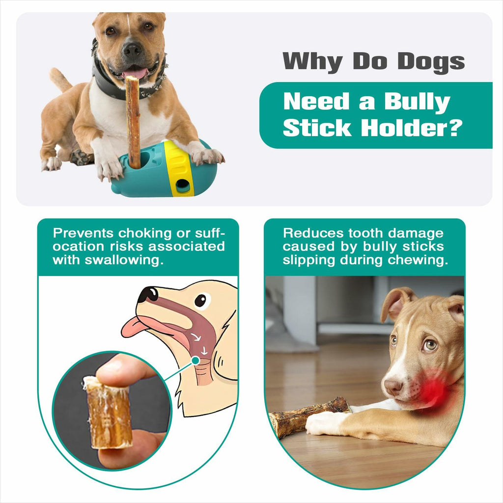Dog Puzzles Feeder Interactive Toy Adjustable Treat Dispenser Green