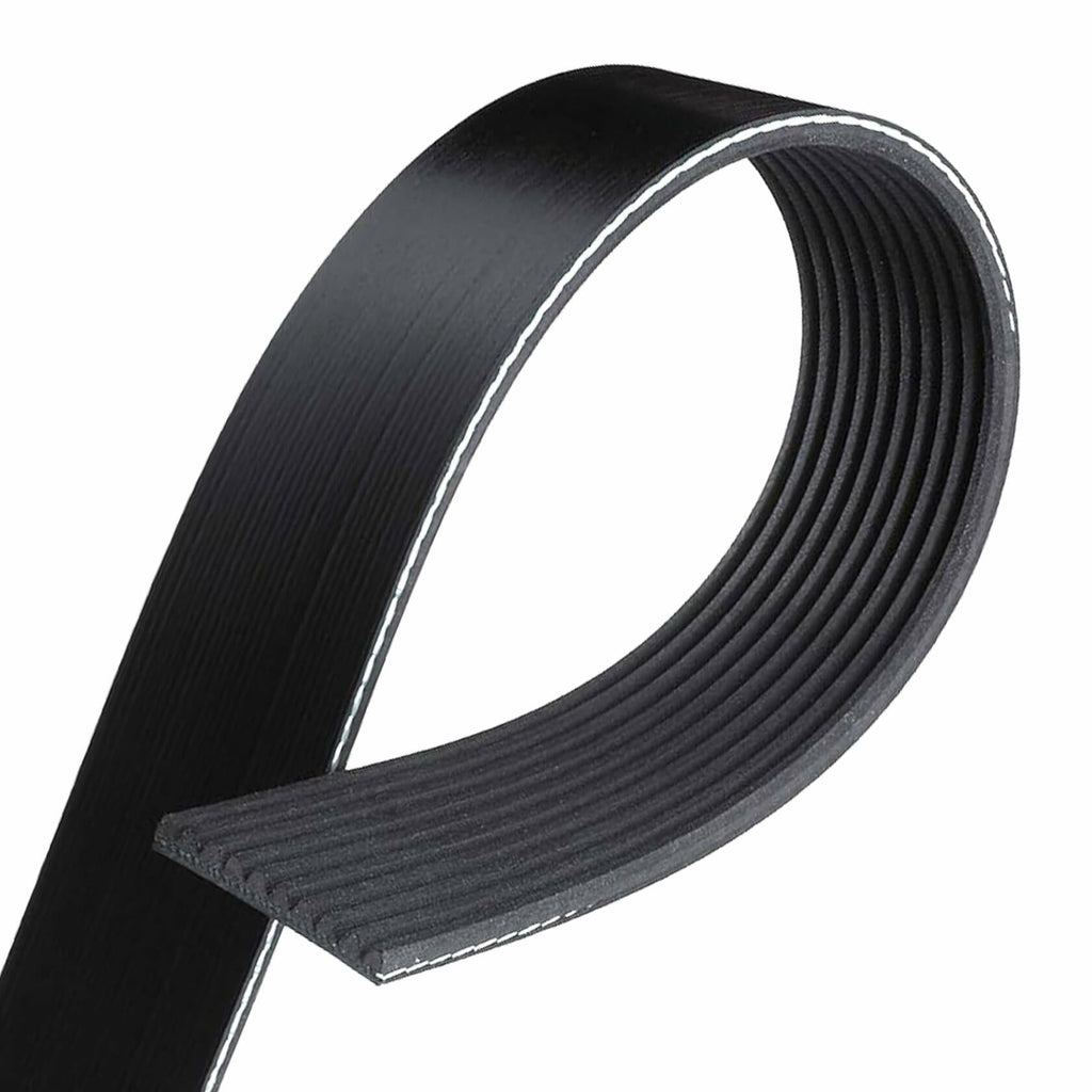 PartsBroz K070763 Micro-V Serpentine Drive Belt Compatible with Gates Black
