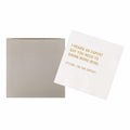 VOWFOO Don't Be Awkward Funny Cocktail Napkins 4.5x4.5 2-ply 100pcs
