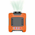 Generic AMKEN Waist Fan Clip-On Portable Cooling Fan 10000mAh LED Orange/Black