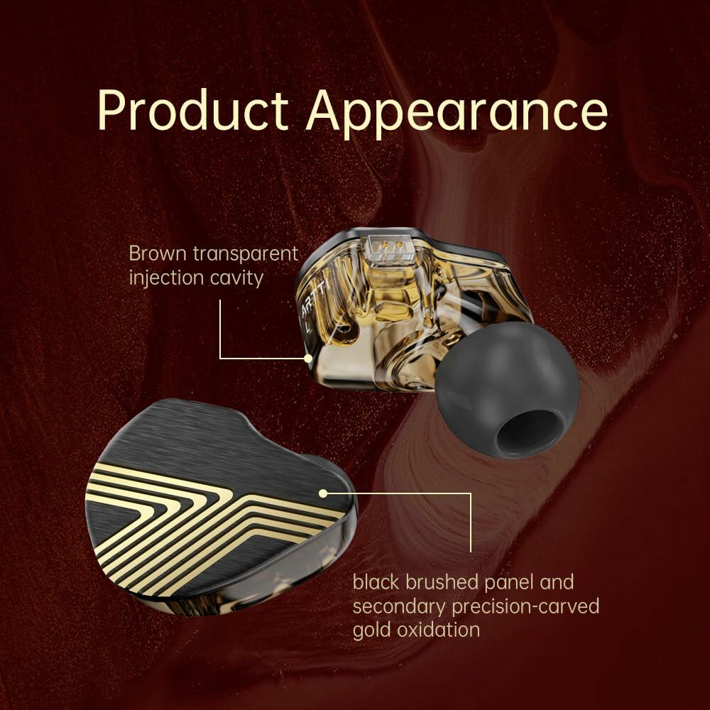 ARTTI TR1 Wired IEM Earbuds 1DD+1BA Beryllium In-Ear Monitor 2Pin 0.78mm 3.5mm