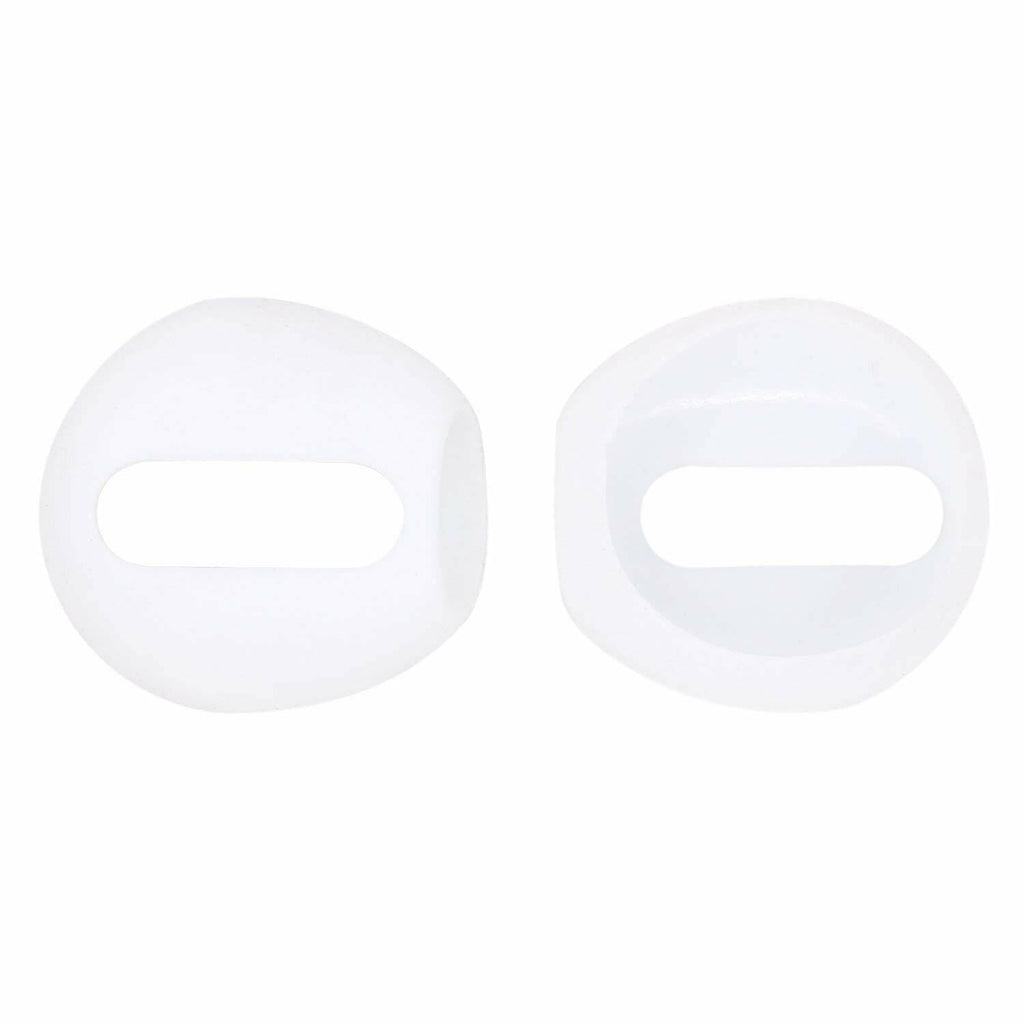 JNSA Ear Tips & Sports Hooks for AirPods Super Thin Charging-Friendly White