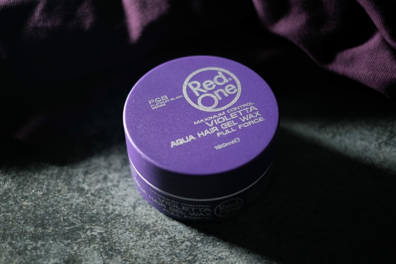 Redone Red One Aqua Hair Wax Black 150ml Hair Gel Wax Full Force