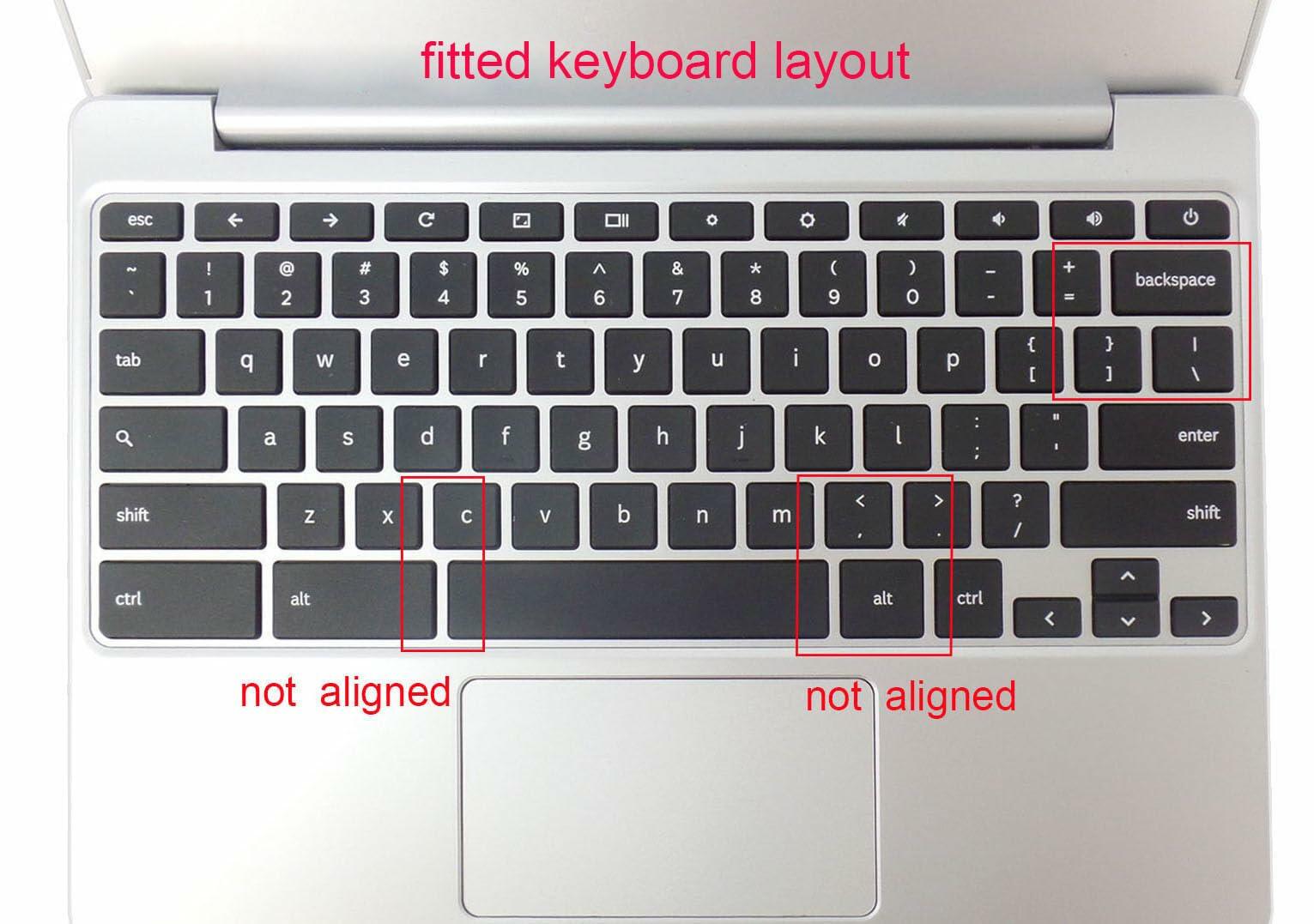 YYubao Keyboard Skin for Samsung Chromebook XE500C13 11.6" Silicone Purple