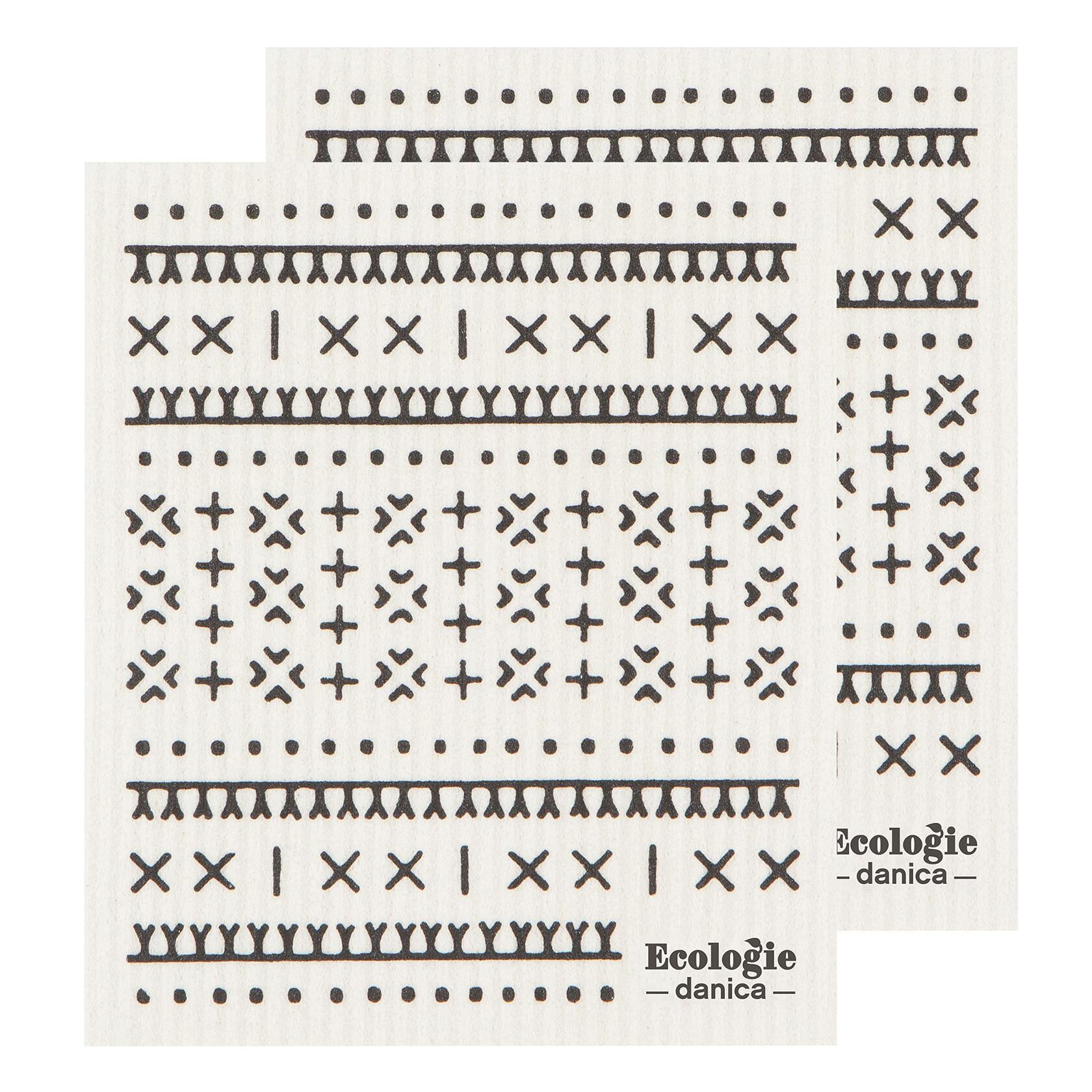 Ecologie Swedish Sponge Reusable Dishcloth, Onyx 2 Count