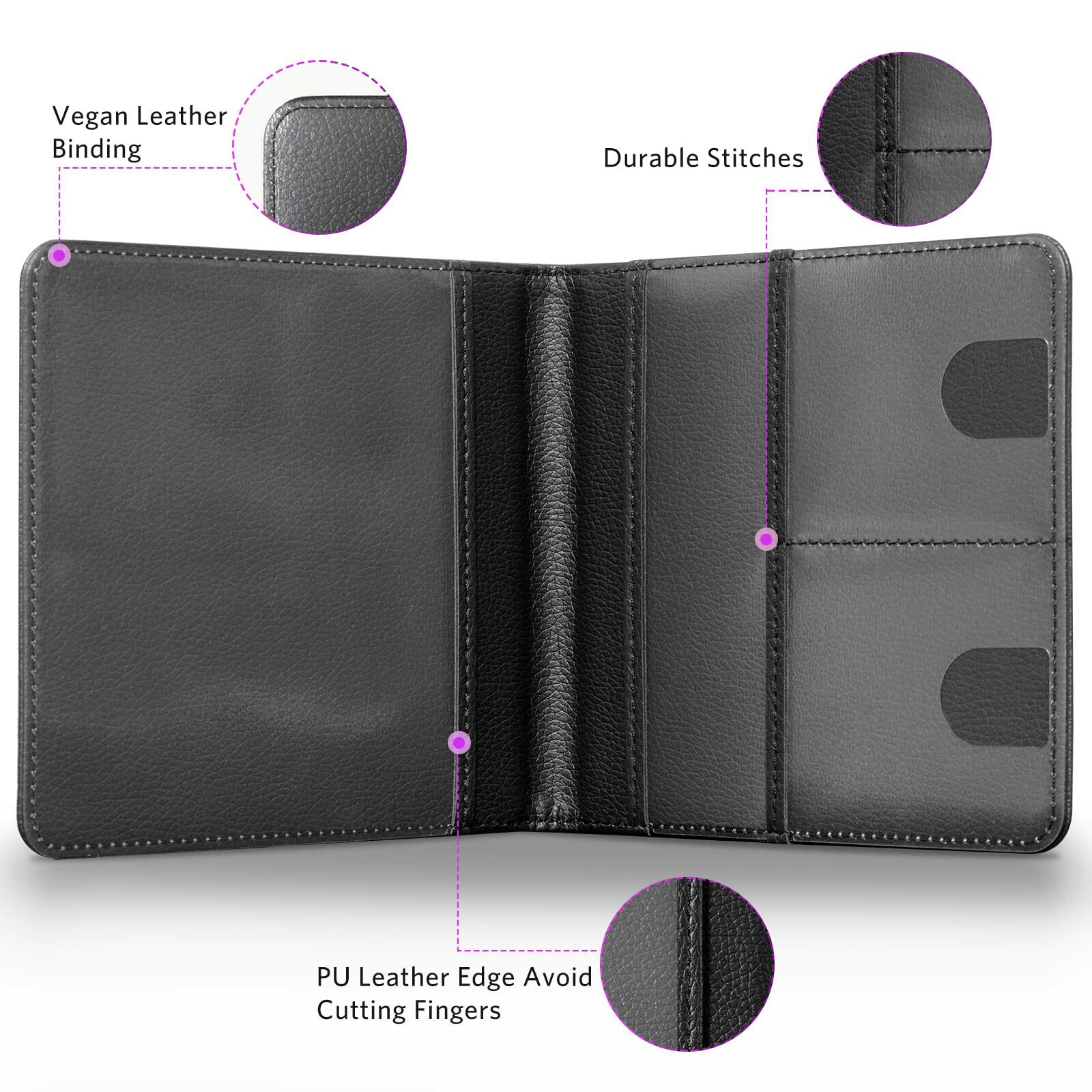 CoBak Car Registration & Insurance Holder Glove Box Organizer for Documents