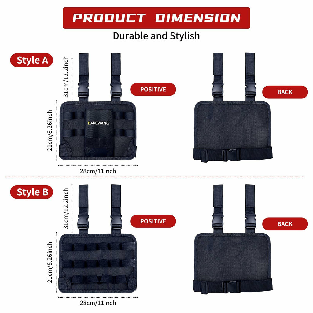 dakewang Tool Holster Pouch with Belt Clip Maintenance Tool Bag for Legs AB